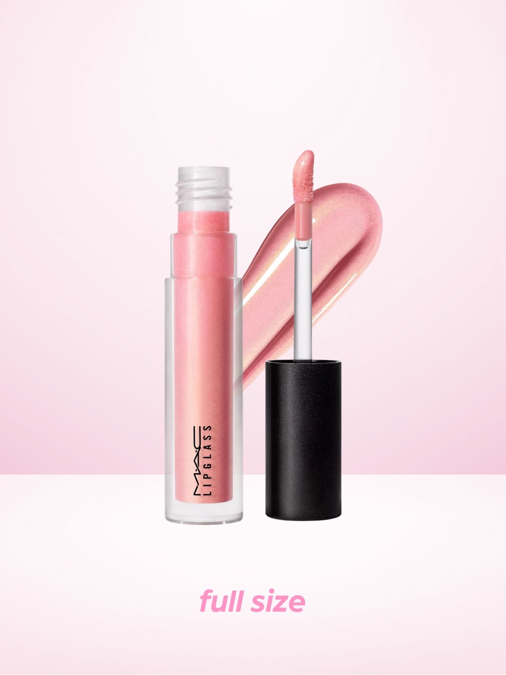 MAC Cosmetics Lipglass Nymphette pink